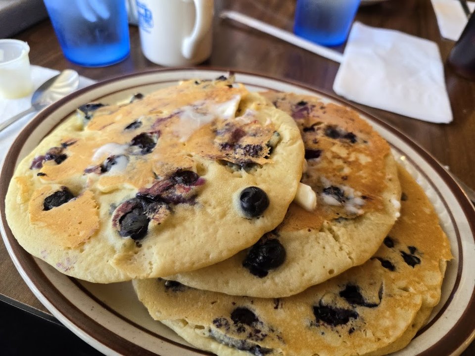 Fresh Blueberry Pancakes